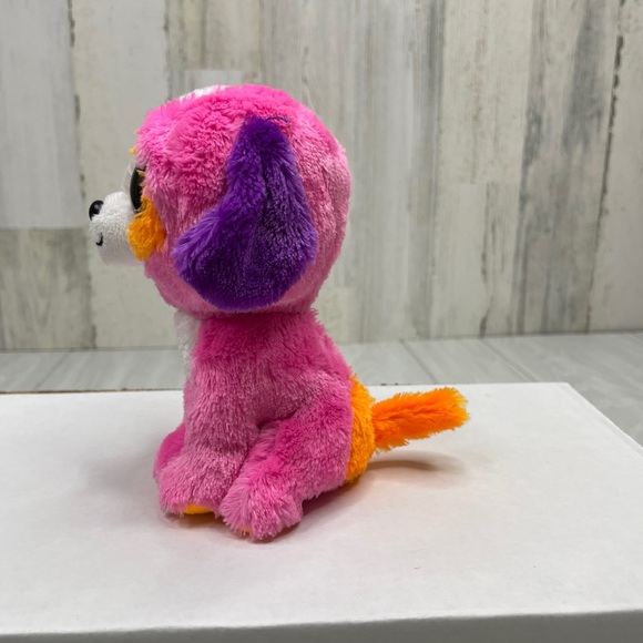 Ty Beanie Boos Austin Pink Dog Plushie Toy - Picture 4 of 4